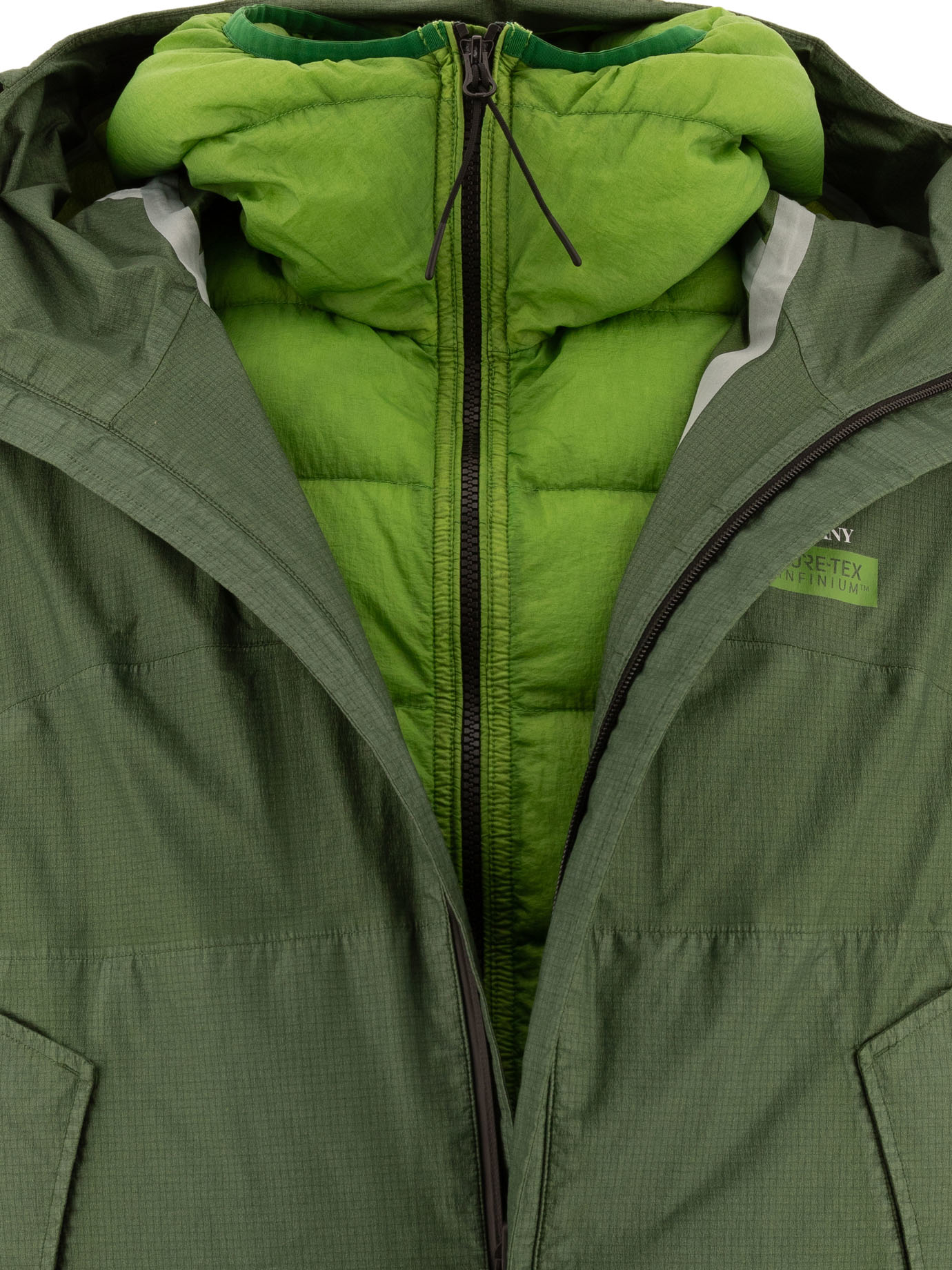 C.P. COMPANY Green Gore G-Type reversible jacket